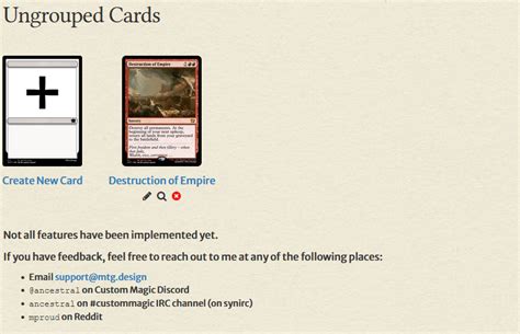 Unleash Your Imagination: Using Online Builders to Create Magic Cards